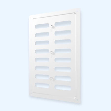 1724MER White ERA Решетка вентиляционная MER регулируемая 170х240 оцинк.сталь